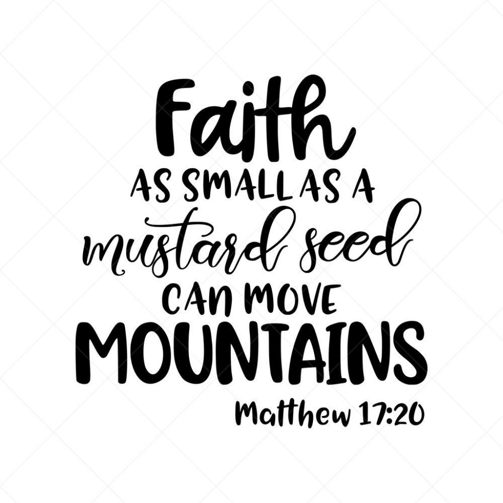 Faith the size of a mustard seed necklace - Picture 3 of 5